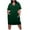 Green, variant on Summer Dresses for Women V Neck Short Sleeve Flowy Tshirt Dress Casual Loose Shirt Dresses with Pockets