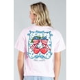 thumbnail image 3 of Simply Southern USA Cherry Peony T-Shirt, 3 of 4