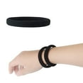 thumbnail image 5 of 100 Pieces Black Hair Ties for Thick and Curly Hair Ponytail Holders Hair Elastic Band for Women or Men(10mm), 5 of 5