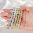 thumbnail image 5 of SUSHANG Explosive Crystal Bracelet Crystal Beaded Bracelet Female Natural Stone Flower Stretch Bracelet Semi Crystal Gemstone Beaded Bracelet Christmas Back To School Gift, 5 of 9