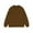 Brown, variant on Men Sweatshirts Cotton Pullover Crewneck for Mens and Womens Solid Color Sweatshirt Clothes