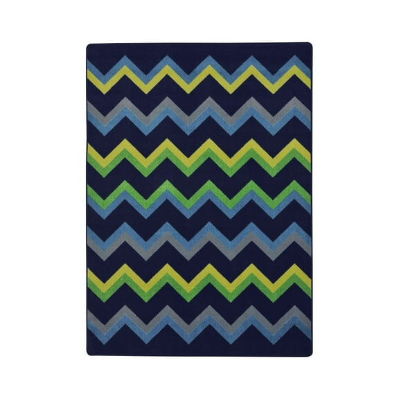 Sonic 5'4" x 7'8" Area Rug In Color Navy