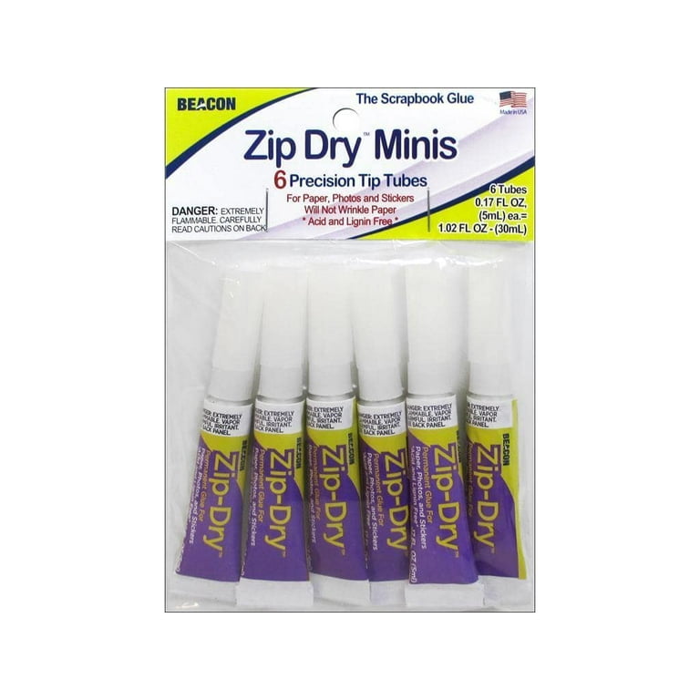 Beacon Zip Dry Paper Glue 2 oz. [Pack of 2 ]