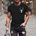 thumbnail image 1 of Tops para hombre, blusas y camisas de cuello redondo y manga corta para hombre, camisetas casuales de moda para hombre, blusas deportivas de cuello redondo y manga corta, blusas de poliéster para homb, 1 of 5