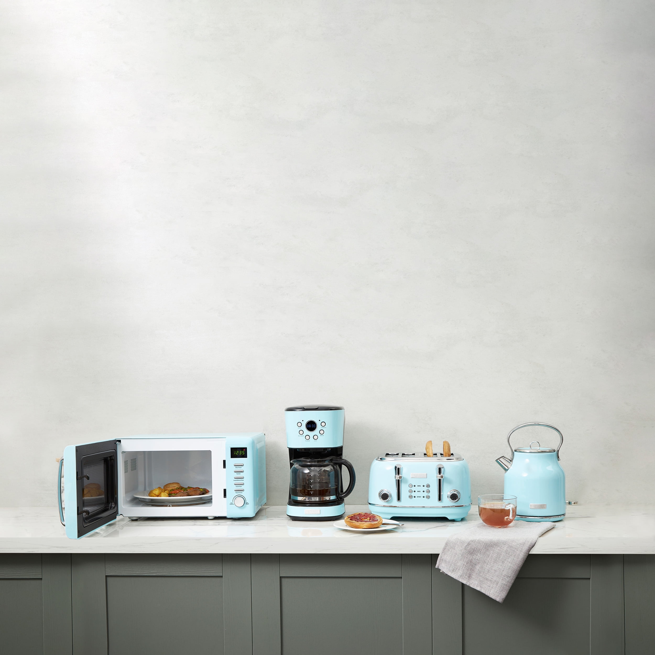 turquoise microwave for sale