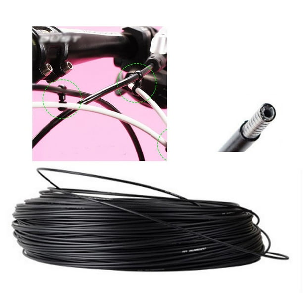 jinwen 3x 5m Bike Outer Gear Cable Housing Black 4mm 5mm Diameter for Brake Shifter Cables Walmart