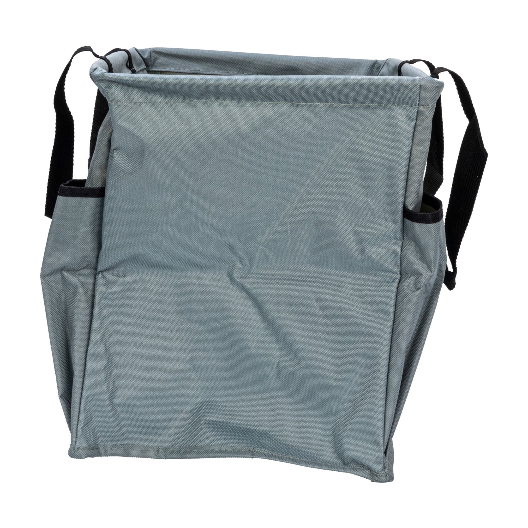 Household Essentials Gray Krush Container All-Purpose Utility Tote with Pockets