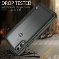 thumbnail image 5 of CoverON Motorola Moto E 2020 Case Heavy Duty Full Body Slim Fit Shockproof Clear Phone Cover - EOS Series, 5 of 8