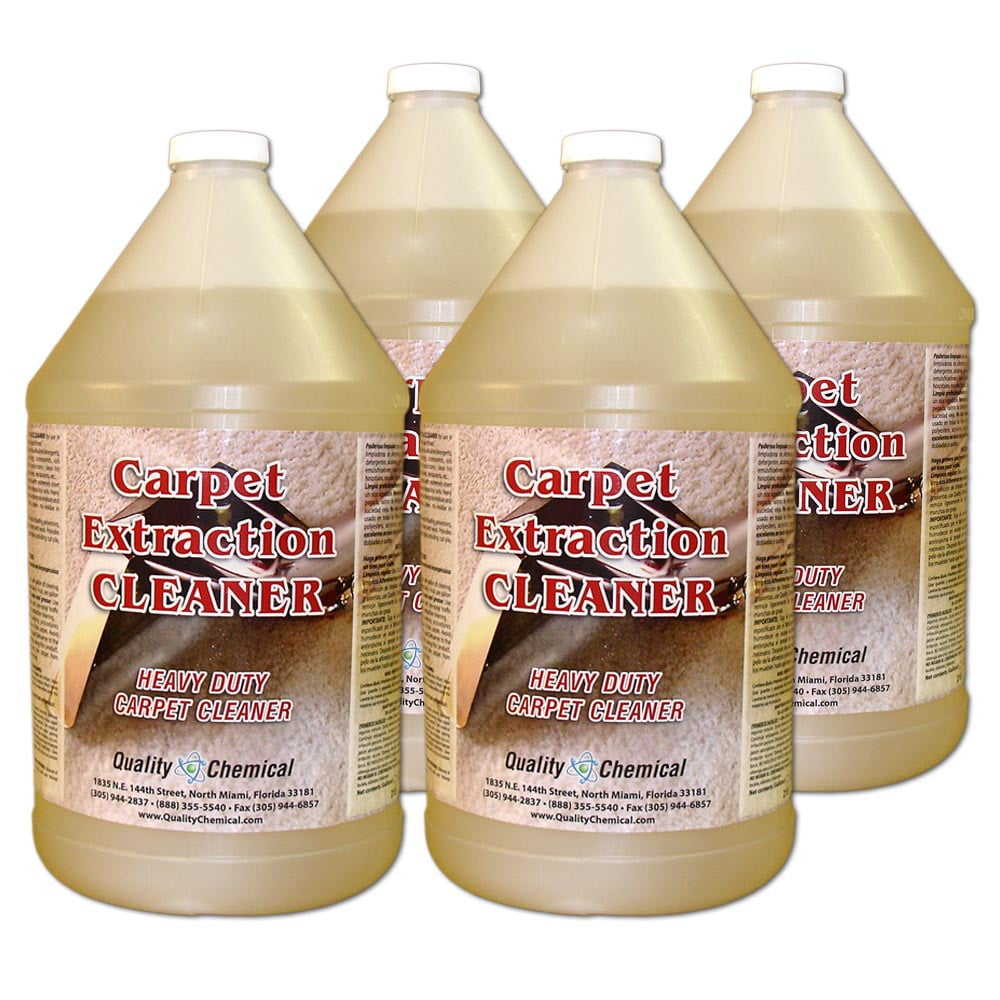 Commercial Carpet Extraction Cleaner and Shampoo 4 gallon case