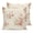 Beige, Pink, Cream, variant on Pillow Covers 26x26 Set of 2, Pink Roses Throw Pillow Covers Decorative Couch Cushion Cover, Vintage Boho Farmhouse Botanical Leaves Microfiber Soft Square Pillowcases for Bedroom Living Room Sofa