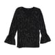 thumbnail image 1 of Alfani Blusa plisada para mujer, negro, extragrande, 1 of 2