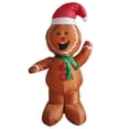 thumbnail image 3 of Hombre de jengibre inflable de Navidad de 6 pies, hombre de jengibre inflable de Navidad, decoración divertida al aire libre para festival, patio al, 3 of 8