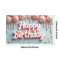 thumbnail image 2 of Sparkle Theme Birthday Banner Glitter Decoration Birthday Party Backdrop for Celebration Event Indoor Use Party Decoration, 2 of 7