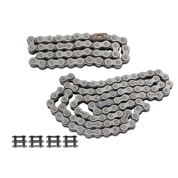 waltyotur Front and Rear Drive Chain, 42 Links Front and 90 Links Rear