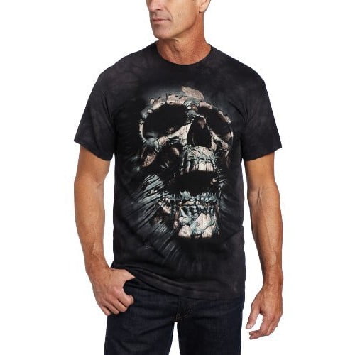 The Mountain 100% Cotton Kid's T-Shirt Sabertooth Tiger Skull NWT 