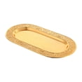 thumbnail image 2 of Bandeja decorativa de oro Oval Oval Servicio Dorado Plato de frutas Mesa Centropice Take Pastelio de pastel para la cafetería de escritorio Barra, 2 of 8