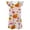 Pink, variant on HNMKIU Halloween for Girls Flutter Sleeve Nightgown Summer Casual Cartoon Digital Print Dress White - 6-7 Years
