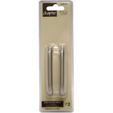 - Chapter Wire Cabinet Pull, Satin Nickel