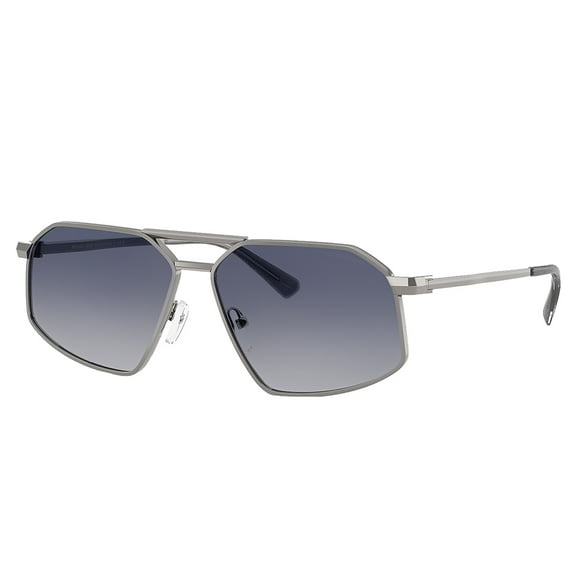 Michael Kors MAR VISTA MK 1167 Metal Unisex Irregular Sunglasses Shiny Gunmetal 60mm Adult