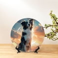 thumbnail image 6 of Honeii Cloud Border Collie Print Elegant Bone China Decorative Plate, Porcelain Plate,Art Crafts,Ceramic Ornaments for Home Office Wall Decor-8in, 6 of 6
