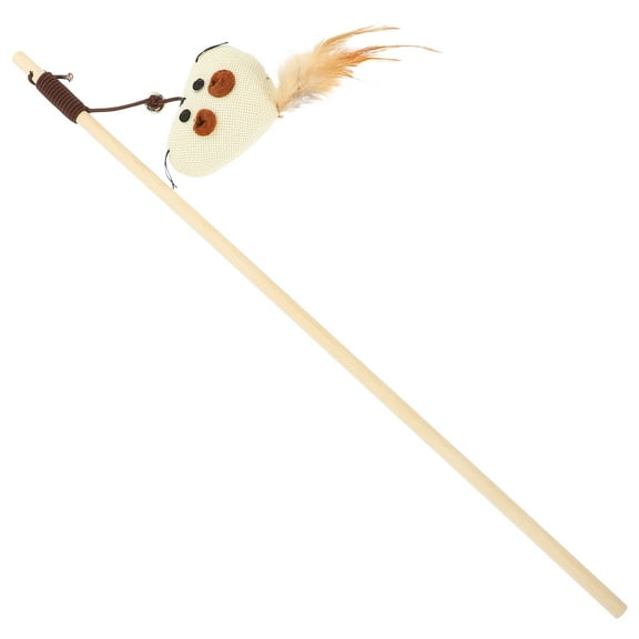 MUSEYA Teaser Wand Toy Portable Cat Teaser Toy Multi 1Pack