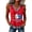 Red-2, variant on Womens 250th Anniversary USA Tank Top V Neck American Flag Print Patriotic Shirt 4th of July Outfit Casual Summer Tops for Women