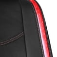 thumbnail image 3 of FH Group Galaxy13 Metallic Striped Deluxe Leatherette Seat Covers – Full Set, 3 of 3
