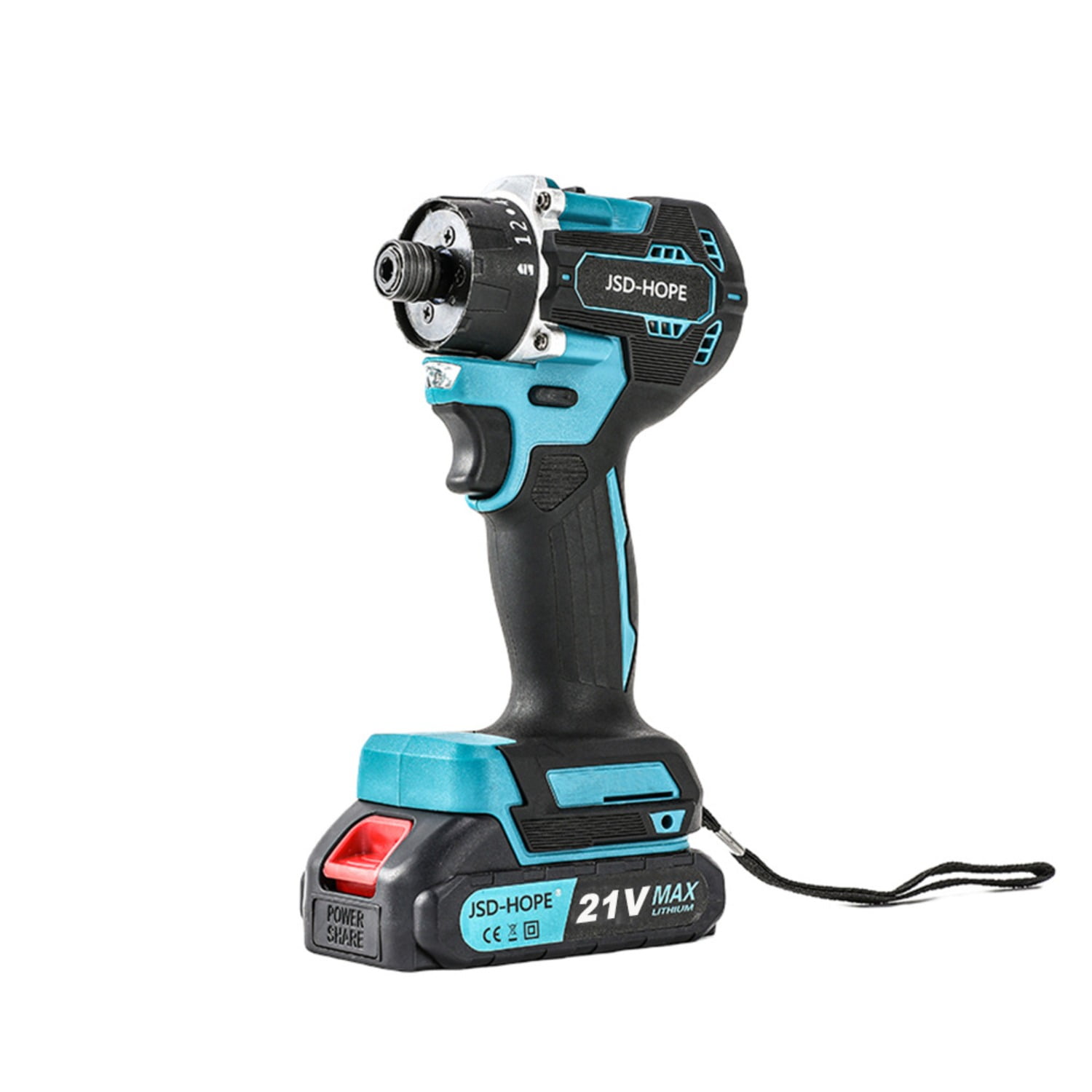 Brushless Cordless Drill/Driver with Impact Function, Multi-Purpose Lithium-ion Electric Tool for Home Use
