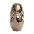 thumbnail image 5 of 11" x 11" Rose Gold Ceramic Dimensional Angled Origami Inspired Heart Sculpture with Faceted Exterior, by DecMode, 5 of 7