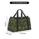 thumbnail image 3 of Fotbe Green Camouflage Skull Bolsa de Viaje con Estampado, Bolsa de Fin de Semana para Mujer con Compartimento para Zapatos, Bolsa de Gimnasio con Bolsillo Húmedo, 3 of 7