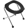 thumbnail image 1 of Movable Toilet Chair Assorted Color Elderly Bathroom Use 1Pack 15.4x14.6x13.4in, 1 of 8