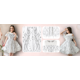 thumbnail image 4 of Vestido de Niña Blanco con Hombros Descubiertos con Lentejuelas y Borlas Estilo Flapper para Fiesta y Certamen 7 Años, 4 of 13