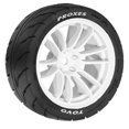 thumbnail image 3 of 4 Ruedas de Goma de 68 mm con Hexágono Interior de 12 mm para TT01 TT02 TA06 XV01 XV02 PTG-2 1/10 RC, Piezas de Mejora para Coche de Carreras B, 3 of 6