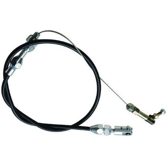 Racing Power R2334 Braided Stainless Universal Throttle Assembly (24" Black