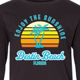 thumbnail image 4 of Inktastic Summer Enjoy the Sunshine Destin Beach Florida in Blue Long Sleeve Youth T-Shirt, 4 of 5