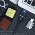 thumbnail image 3 of Adaptador, adaptador USB 3.0 a tipo C con luz para , para , para y otras tabletas (plateado), 3 of 5