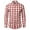 Red, variant on Aimik Hanes Up to 65% off Clearance Men's Casual Plaid Dress Shirt Checkered Button Down Shirts Long Sleeve Classical Shirt-Green S