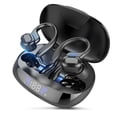 thumbnail image 1 of Bearachild 1 par de auriculares inalámbricos compatibles con Bluetooth IPX6 Auriculares recargables impermeables Control de voz Auriculares Cables de audio/vídeo Negro, 1 of 6
