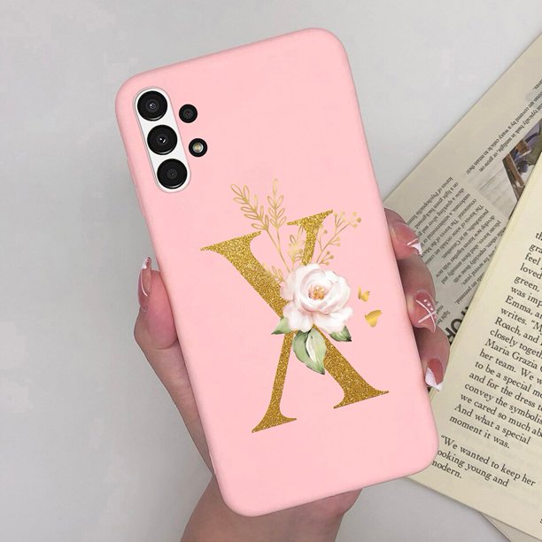 Funda de teléfono para Samsung Galaxy A13 4G, carcasa de silicona suave con letras mate, SM-A135F, A13 A 13 4G Fivean unisex