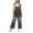 Dark Gray, variant on Womens Denim Bib Overalls Barrel Leg Adjustable Strap Jean Pants Jumpsuits with Pockets,Dark Blue,S