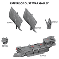 thumbnail image 2 of Mantic Entertainment MGCART204 Armada EoD War Galley Miniature Game, 2 of 3