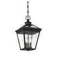 thumbnail image 3 of Ellijay 3-Light Outdoor Hanging Lantern in Black, 3 of 6