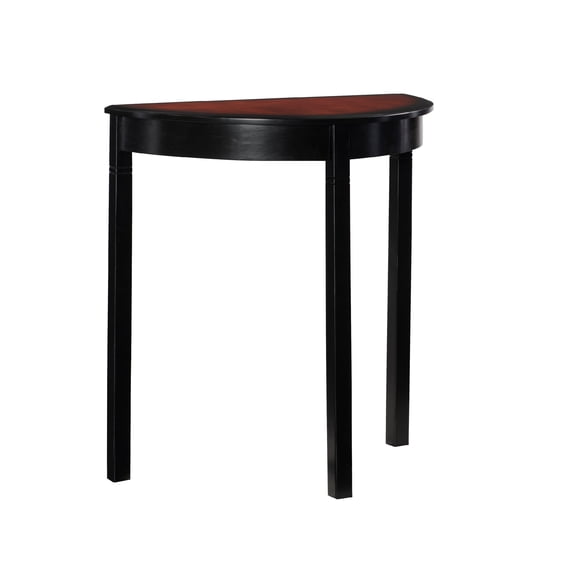 Linon Camden Demuline Console Table, Black Cherry