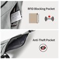 thumbnail image 4 of Bolso de bandolera OSOCE RFID para senderismo para hombre, gris, 4 of 8