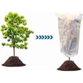 thumbnail image 2 of Juego de 2 fundas protectoras contra heladas, 80 x 99 cm, fundas protectoras contra heladas para plantas, bolsas con cordón para protección de invierno, funda protectora contra heladas, color blanco ER, 2 of 5