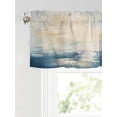 thumbnail image 6 of Valances for Windows Abstract Oil Painting Theme Rod Pocket Cafe Window Treatments Valance Curtains for Kitchen Bathroom Laundry Basement Windows 54"x18", 6 of 9