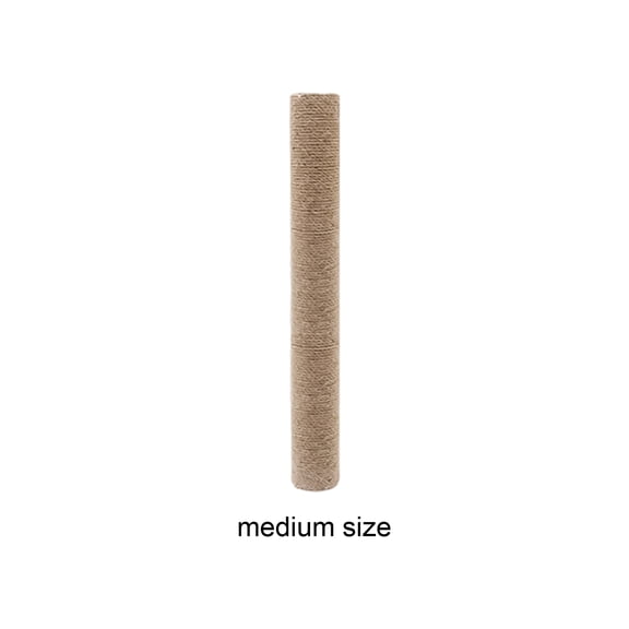 Premium Sisal Cat Scratching Post Refill Column, DIY Replacement for Cat Trees Cages, Natural Jute Rope,19.69*2.76Inch,Brown