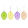 Club Pack of 24 Pastel Bead Filled Spring Easter Egg Glass Ornaments 2.5"