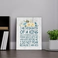 thumbnail image 4 of I Am The Daughter of King Bible Verses Religious Canvas Wall Art Prints 11x14 Inch Inspirational Christian Rustic Decor For Home Bedroom Living Room Office,Gifts For Christian Women Daughter, 4 of 5
