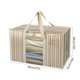 thumbnail image 3 of Bolsa organizadora de mudanzas de tejido de polietileno verde de gran capacidad | Asas de mano gruesas | Almacenamiento plegable, lavable y reutilizable | Doble protección contra mareas para mantener, 3 of 5
